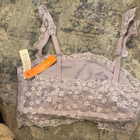 Nwt Colsie Lavender bralette size L - Picture 2 of 4